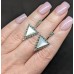 Сережки. Натуральний перламутр і марказит. Срібло 925. С6558