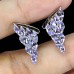 Сережки. Натуральний танзаніт. Срібло 925. С6572