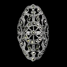 Каблучка. Натуральний марказит. Срібло 925. К6627