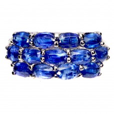 Каблучка. Натуральний кіаніт. Срібло 925. К6634