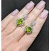 Сережки. Натуральний перидот. Срібло 925. С6697