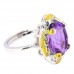 Каблучка. Натуральний аметист Срібло 925. К6702