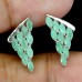 Сережки. Натуральний смарагд. Срібло 925. С6704