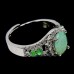 Каблучка. Натуральний смарагд. Срібло 925. К6711