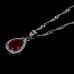 Підвіска. Натуральний рубін. Срібло 925. П6719
