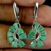 Сережки. Натуральний смарагд. Срібло 925. С6757