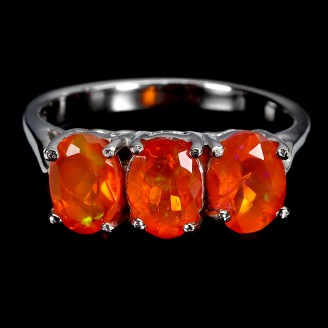 Каблучка. Натуральний опал. Срібло 925. К6777