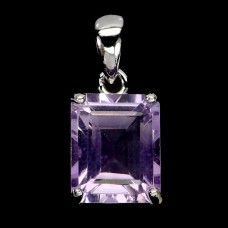 Підвіска. Натуральний аметист. Срібло 925. П6779