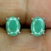 Сережки. Натуральний смарагд. Срібло 925. С6784