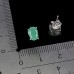 Сережки. Натуральний смарагд. Срібло 925. С6920