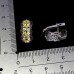 Сережки. Натуральний сапфір жовтий і рубін. Срібло 925. С7050