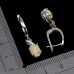 Сережки. Натуральний опал. Срібло 925. С7105