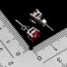 Сережки. Натуральний рубін. Срібло 925. С7185