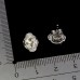 Сережки. Натуральний морганіт. Срібло 925. С7281