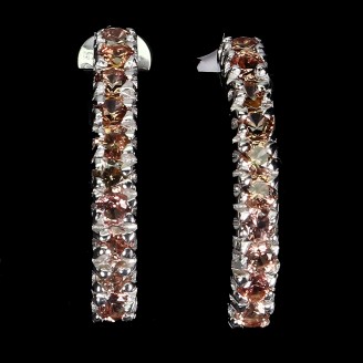 Сережки. Натуральний сапфір. Срібло 925. С7283