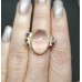 Handmade! Кольцо. Натуральный розовый кварц. Серебро 925. К9758